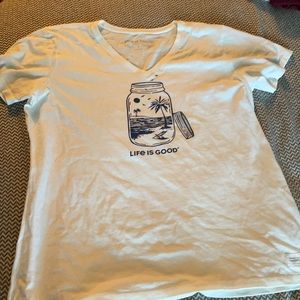 Life is good t shirt